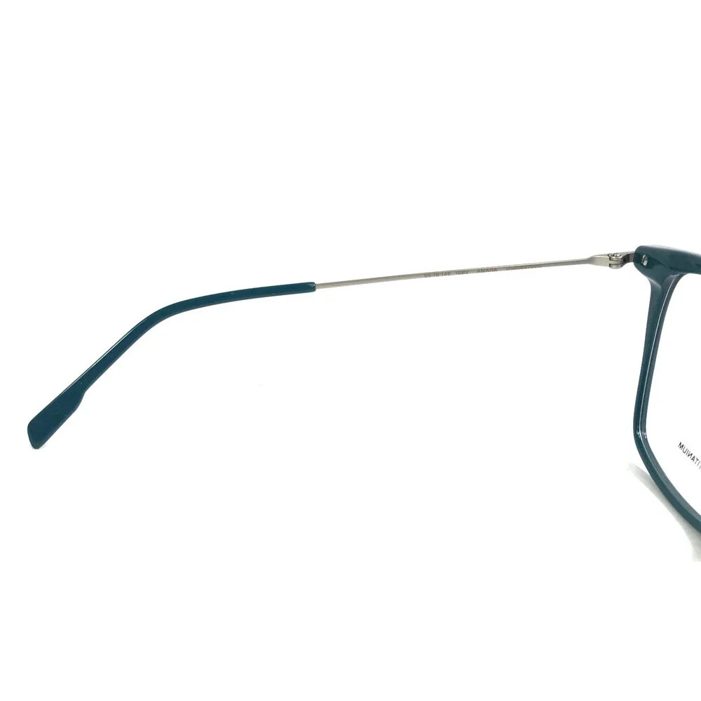 Gigi Studios Eyeglasses Frames AMERA GS8002/030 Green Silver Titanium 55-16-145